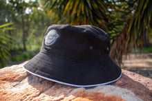 Load image into Gallery viewer, Seek Freedom Co. Black Bucket Hat
