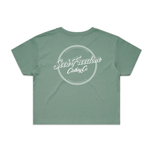 Load image into Gallery viewer, Classic Crop Tee - Sage
