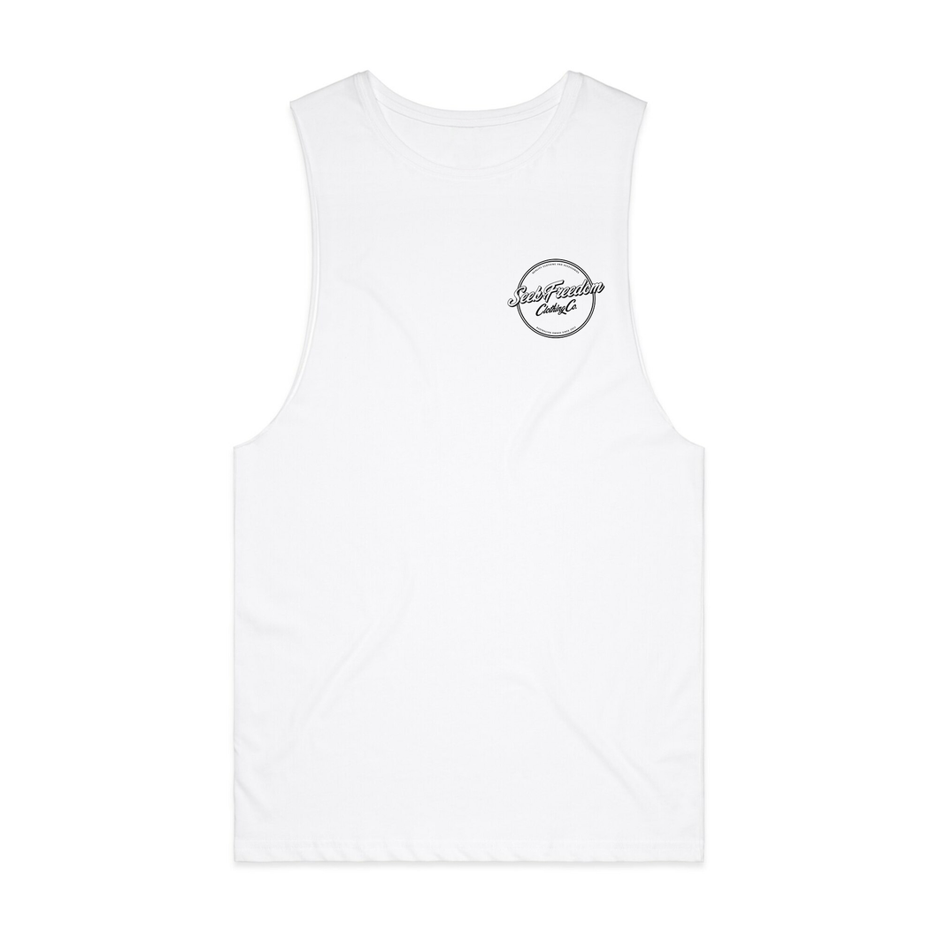 Men's Singlet - White